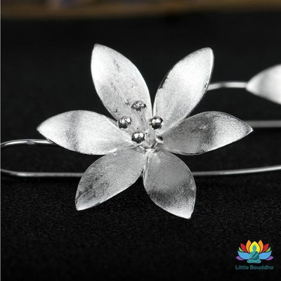 Boucles doreilles Fleur de Lotus