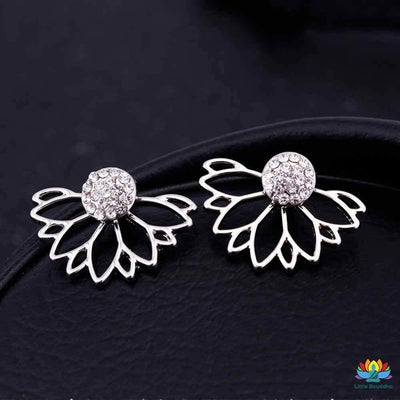 Boucles doreilles Lotus antique