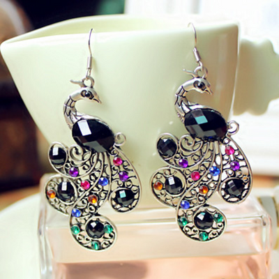 Boucles doreilles Peacock