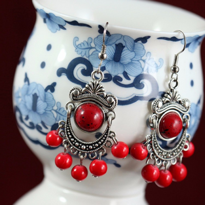 Boucles doreilles Tibet