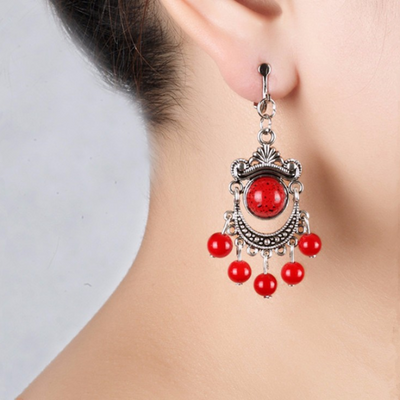 Boucles doreilles Tibet