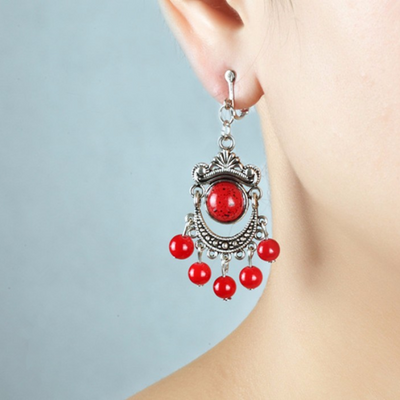 Boucles doreilles Tibet