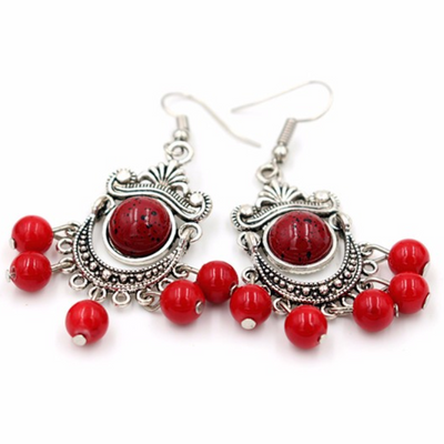Boucles doreilles Tibet