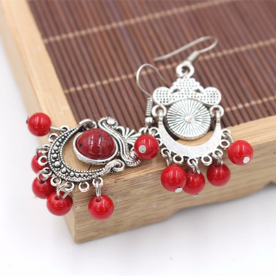 Boucles doreilles Tibet