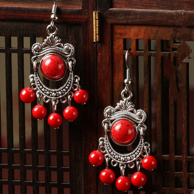 Boucles doreilles Tibet