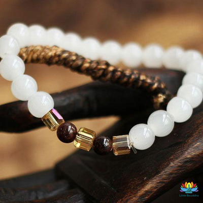 Bracelet Apaisement en Calcédoine blanche