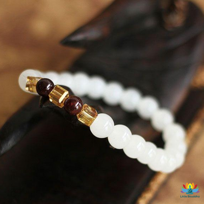 Bracelet Apaisement en Calcédoine blanche