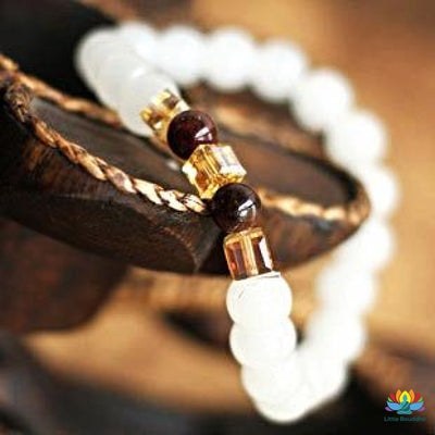 Bracelet Apaisement en Calcédoine blanche