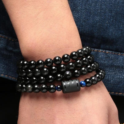 Bracelet Energie du Dragon en Obsidienne