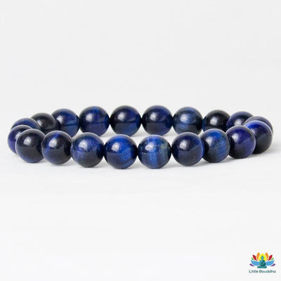 Bracelet Félin en Oeil de Tigre bleu