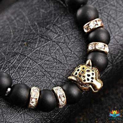 Bracelet Force du Tigre en Onyx