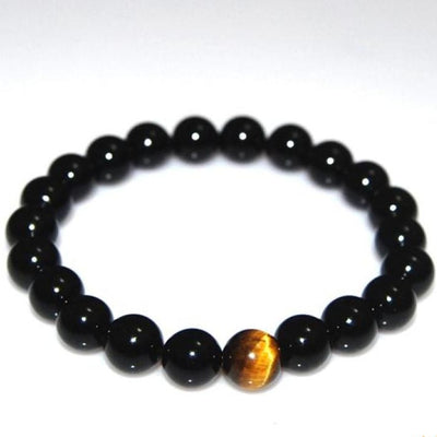 Bracelet Forza en Onyx et Oeil de tigre