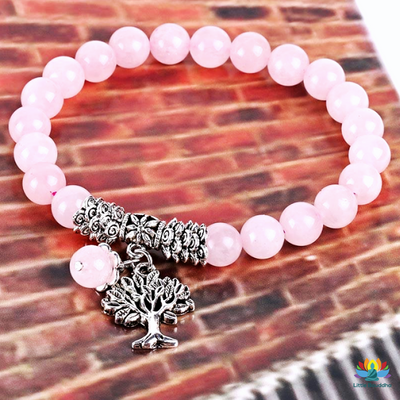 Bracelet Tendresse en Quartz Rose