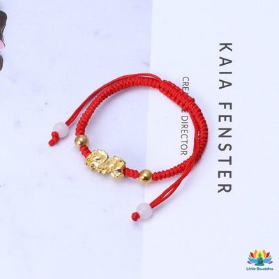Bracelet tressé Pi Xiu porte-bonheur
