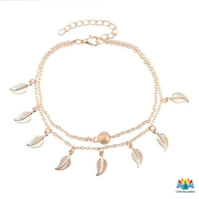 Chaine de cheville Feuilles