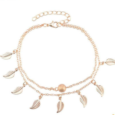 Chaine de cheville Feuilles