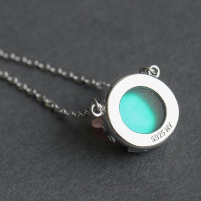 Collier Aurore Boréale en Argent 925 et Cristal