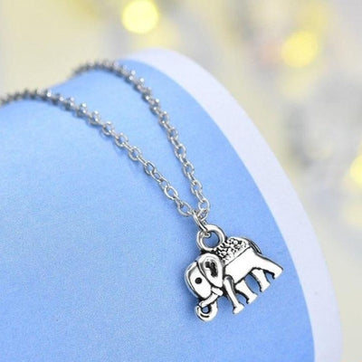 Collier Éléphant dargent