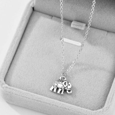 Collier Éléphant dargent