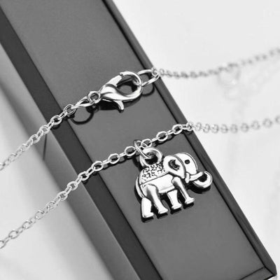 Collier Éléphant dargent