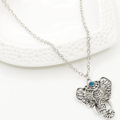 Collier pendentif Tête déléphant