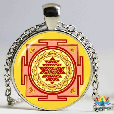 Collier sacré Sri Yantra Cosmos