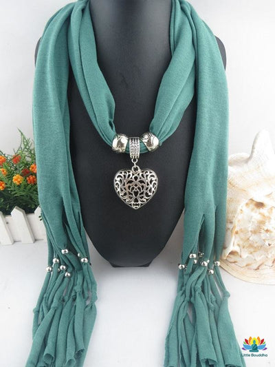 Écharpe pendentif Amour - 14 Coloris