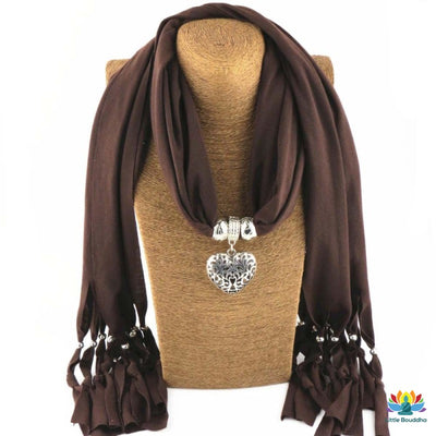 Écharpe pendentif Amour - 14 Coloris