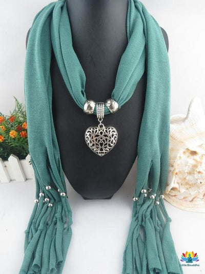 Écharpe pendentif Amour - 14 Coloris