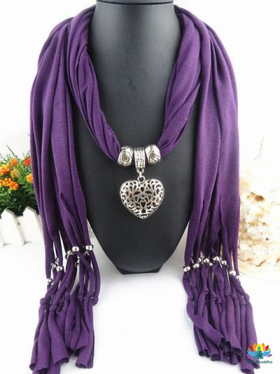 Écharpe pendentif Amour - 14 Coloris