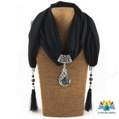 Écharpe Pendentif Une pierre de cou