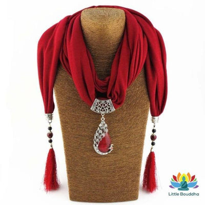 Écharpe Pendentif Une pierre de cou