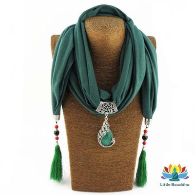 Écharpe Pendentif Une pierre de cou