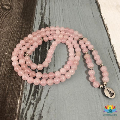 Mâlâ Amour & connexion en Quartz Rose