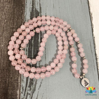 Mâlâ Amour & connexion en Quartz Rose