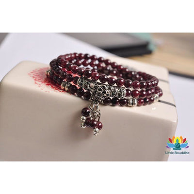 Mâlâ de protection Abondance en Grenat