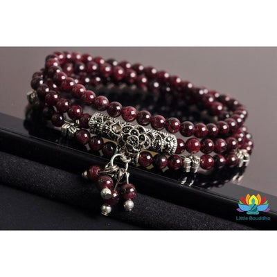 Mâlâ de protection Abondance en Grenat