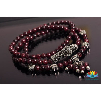 Mâlâ de protection Abondance en Grenat