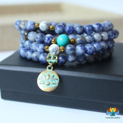 Mâlâ de protection Emotion en Sodalite