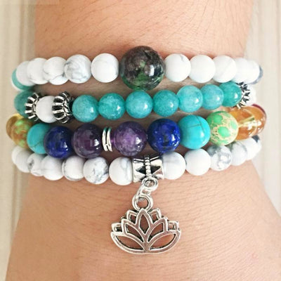 Mâlâ Détox en Howlite & Tourmaline