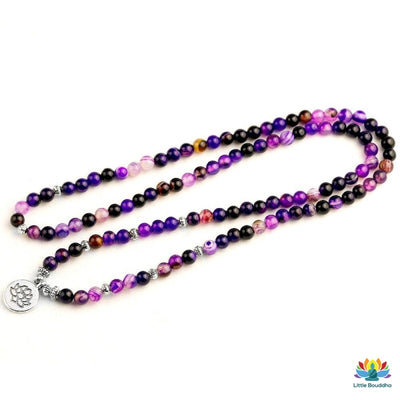 Mâlâ Introspection & Fidelité en Agate Violette