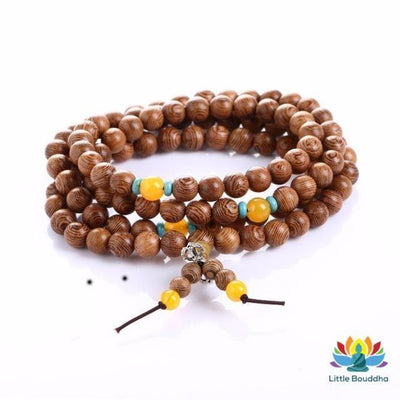 Mâlâ Santal en bois de Santal