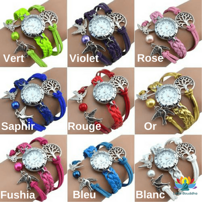 Montre rétro Arbre de vie