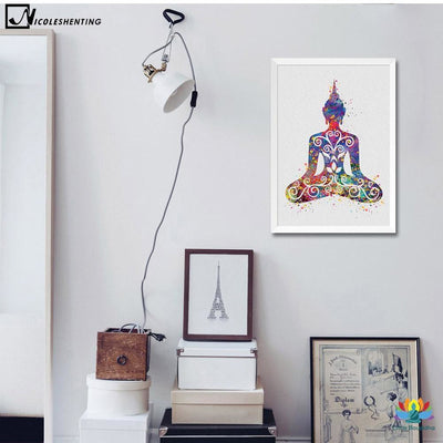 Peinture sur toile Yogi