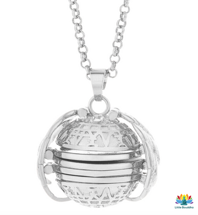 Pendentif médaillon photo personnalisable Ailes dange