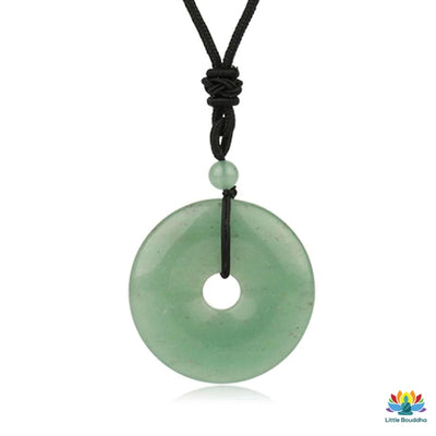 Pendentif porte-bonheur Pi chinois en pierres naturelles