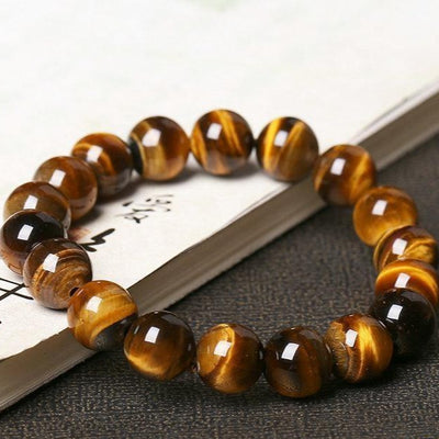 Bracelet Motivation en Oeil de Tigre