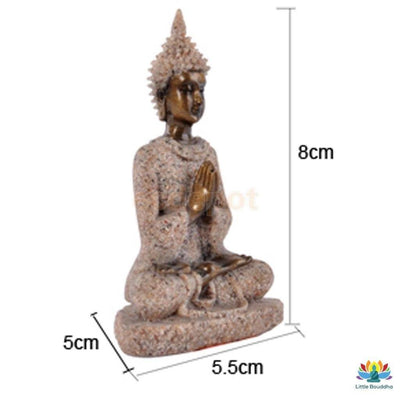 Statuette Bouddha en pierre