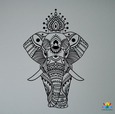 Sticker Mural Éléphant dAsie