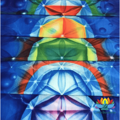 Tapis en coton 7 Chakras